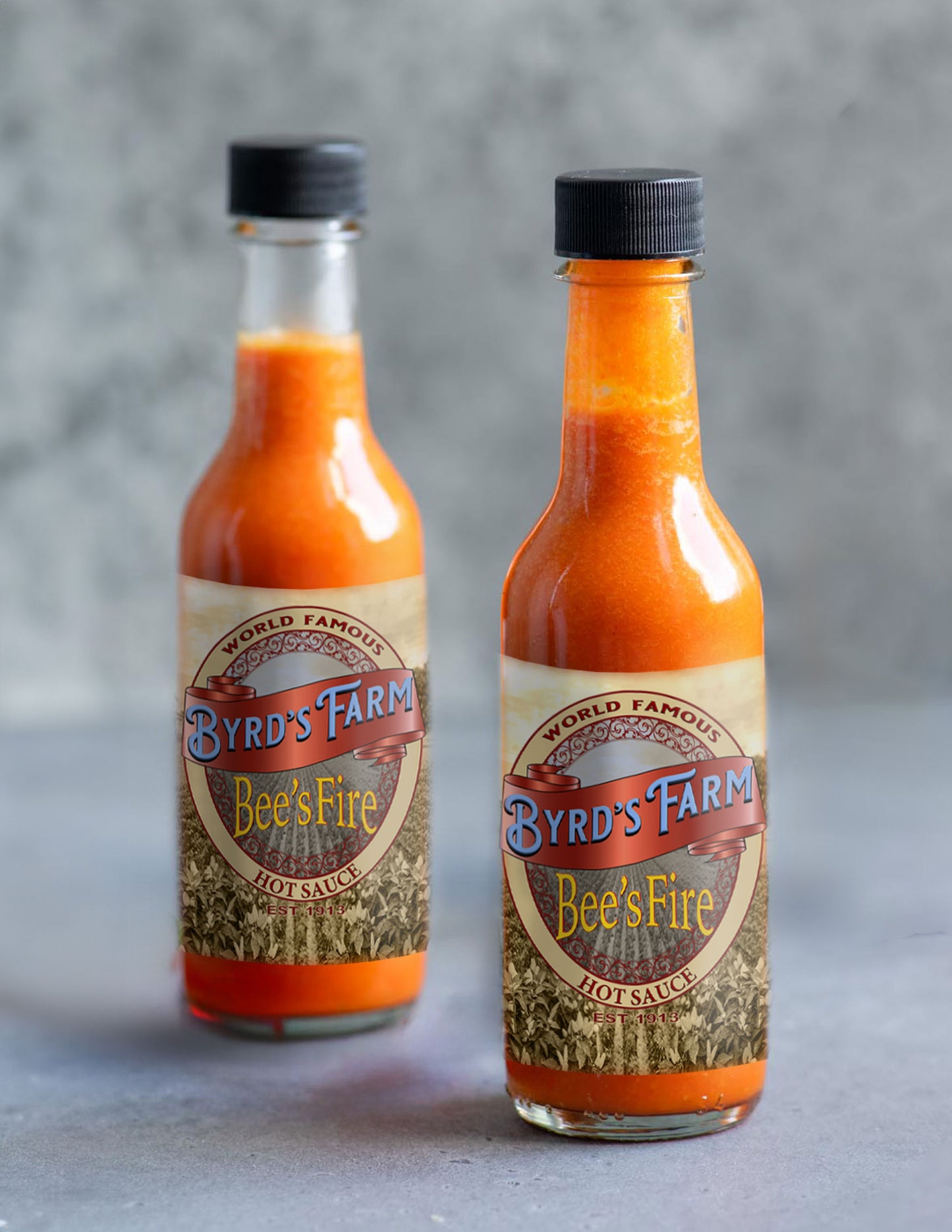 Bee's Fire Hot Sauce (2 bottles)